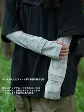 夏用 UVカット アイスシルク アームスリーブ【薄手・通気性・アウトドア用・釣り・自転車・運転】