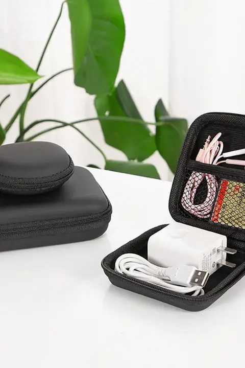 多機能整理ポーチ【USBケーブル・モバイルハードディスク・イヤフォン収納】