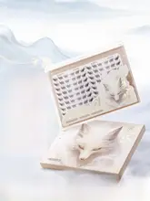 極上の柔らかさ自粘式フェイクまつげ【自然な大きな目・狐系デザイン】