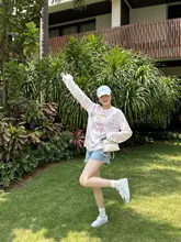 YANGLE レディースデニムショートパンツ【夏用・薄手・ハイウエスト・フリンジデザイン】