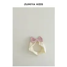 新生児用のプリンセスリボンヘアバンド【コットン製・女の子用・おしゃれデザイン】