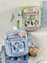 かわいい二次元スタイルのスマホ用ショルダーバッグ【カジュアル・マルチユース・女性用】