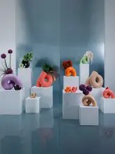 柔らかい色合いの花器【インテリア装飾・リビング・ダイニング用】
