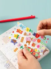 可愛いジャムベアデザインの週間プランナー【カラフルページ・日記・スケジュール管理】