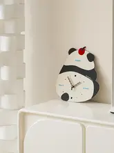卓上時計 パンダ インテリア 置物 玄関 リビング テレビ台 「EMITDOOG」