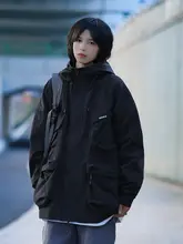 マウンテンパーカー ジャケット アウター ユニセックス フード付き 防水 防風 機能性 マルチポケット アウトドア