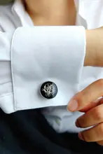 おしゃれなビジネスシャツカフス【回転式・男性用・フォーマルアクセサリー】