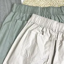 アメリカンスタイル 多ポケットカジュアルパンツ【薄手・リラクシング・ストレートシルエット】（セットアップ対応）