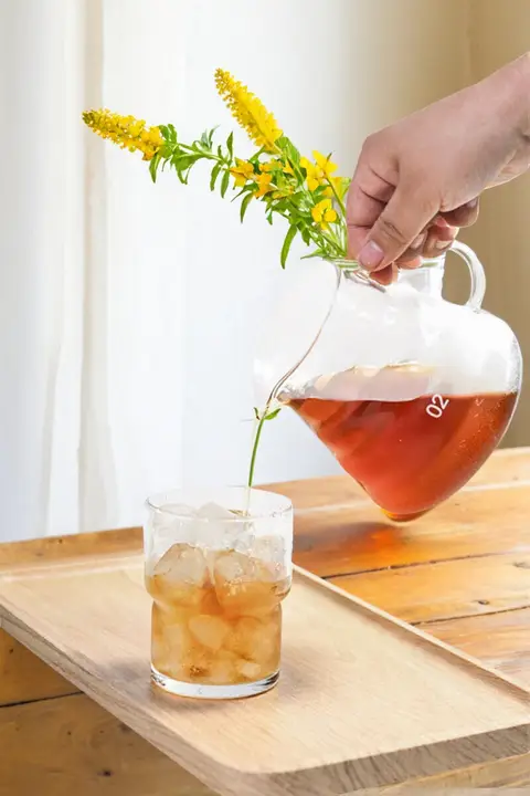 耐熱ガラス製おしゃれなコーヒーポット【手挽きコーヒー用・厚手・家庭用】