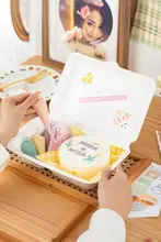子供用 DIY ケーキボックス【520用・ハンバーガー・ティラミス・サンドイッチパッケージ】