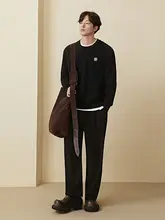ツイスト織りのパーカーとストレートパンツ【オンスタイル・秋用】（セットアップ対応）