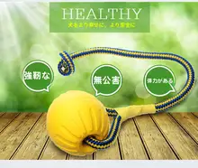 耐噛性の大型犬用トレーニングボール【弾力性・中型犬向け・泡素材】