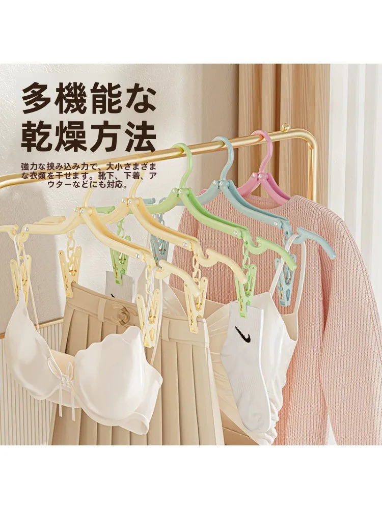 室内干し折りたたみはどんな場所に使えるの？越图の携帯用折りたたみハンガーが解決する、日常の整理悩み