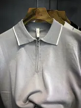 極上の柔らかさのアイスシルクニットPOLOシャツ【メンズ・ショートスリーブ・翻領】