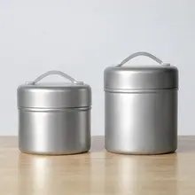 304ステンレス製 茶葉&コーヒー容器【日本製・スプーン付き】