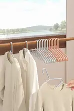 家用衣類ハンガー【無痕・肩部分滑り止め・頑丈・厚手】
