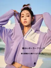 アクティブなレディースフード付きロングスリーブウェア【運動・・ランニング用】