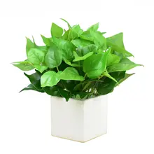 北欧風のフェイクグリーンデスクトップ飾り【小さな観葉植物・リビング用】