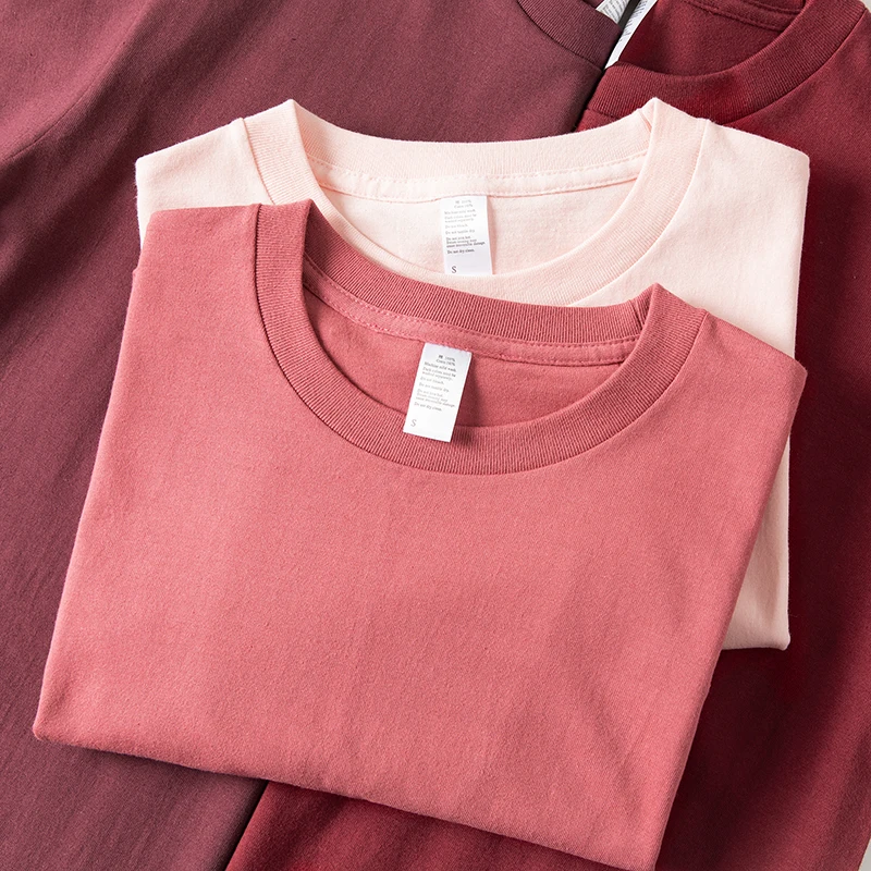 モランディカラーの純棉半袖Tシャツ：コットン100％で実現する親肤性と通気性