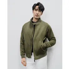 メンズ 秋冬用 ハーリンジャケット【ビジネスカジュアル・ショート丈・スエード】
