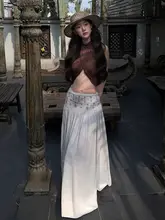 夏用ビーチリゾートコーディネート【ボヘミアンスタイル・ノースリーブ・オフショルダー・Aラインスカート】（セットアップ対応）