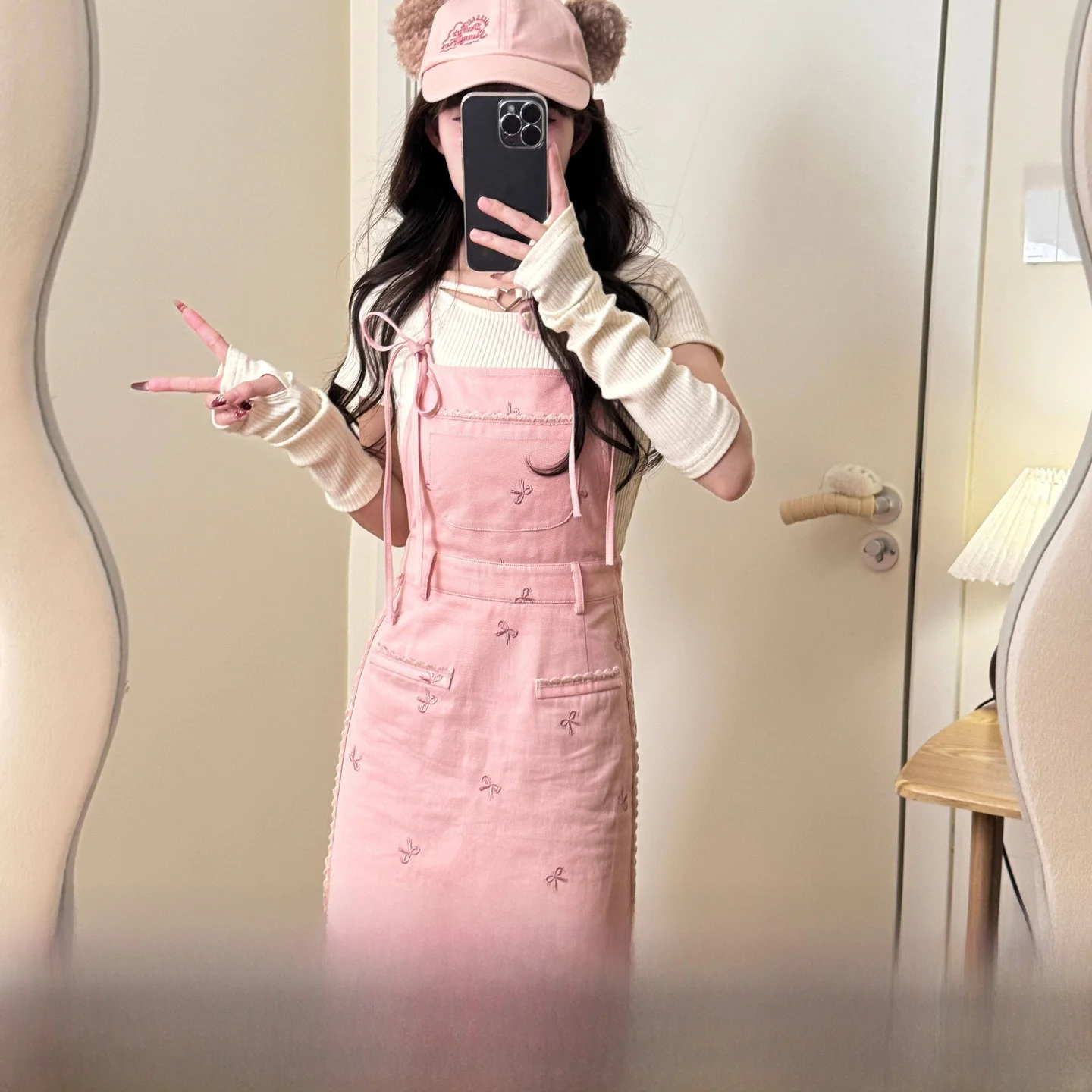 バック ピンクのファッションアイテムとは？少女風の全棉背带裙の実用性とシーン別活用法