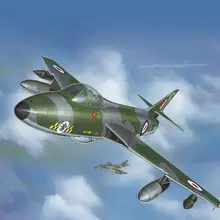 Hawker Hunter FGA.9 模型飛行機【組み立て式・一四四分の一スケール】