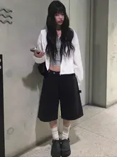 リボン付きレースデザインの半袖Tシャツ【カジュアル・UVカット】とデニムショートパンツ（セットアップ対応）