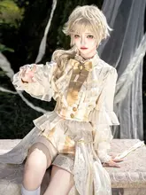 トップス サロペット 2点セット キッズ ボーイズ ロリータ 王子様風 貴族風 少年風 星の王子様