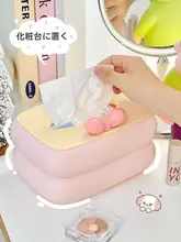 インス風 ティッシュボックス【デスク用・インテリア装飾・アクリル製】