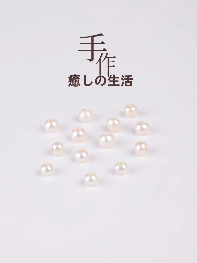 天然淡水パールバロックリブ太孔ビーズの素材特性と実用性