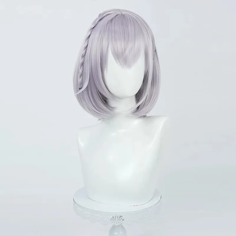 2020ハロウィンスタイルのバーチャルアイドルコスプレに最適 なシルバーノエルウィッグセット