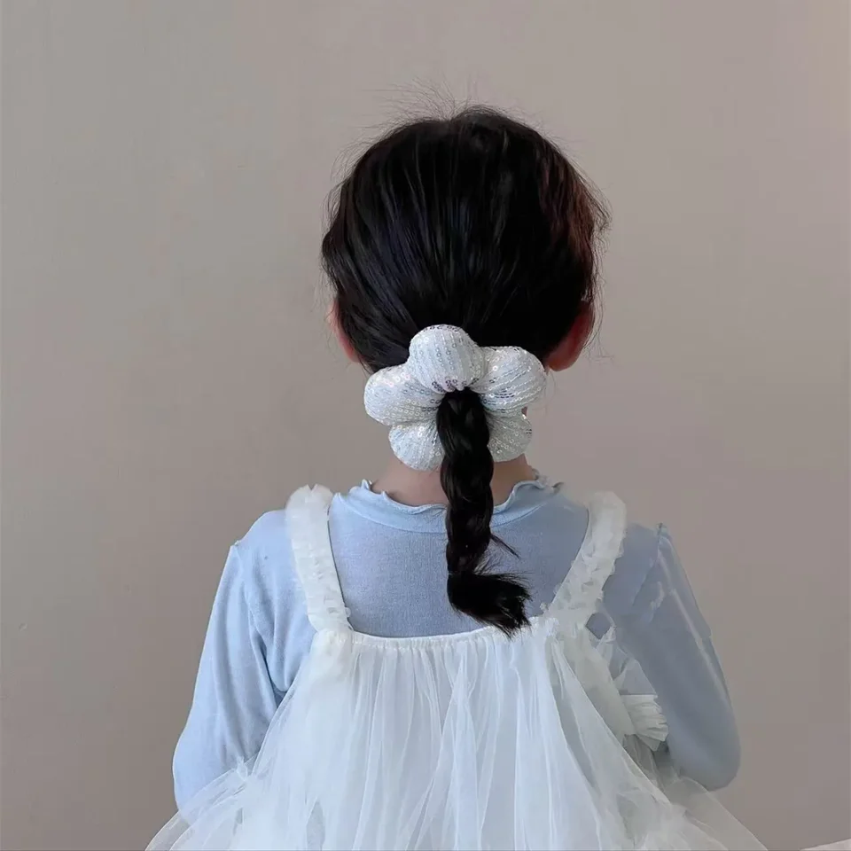ヘアアクセサリー お団子ヘアゴム 花モチーフ キッズ ガールズ 「JoJo」