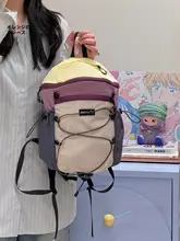 オレンジ猫デザインのアウトドア用小型リュックサック【カラフル・軽量・通勤・旅行用】