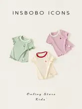 子供用 夏用短袖Tシャツ【可愛いデザイン・女の子用・コットン素材】（セットアップ対応）