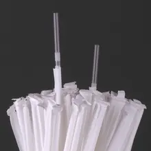 妊婦用 可弯曲プラスチックストロー【50本入り・個包装・独立膜タイプ】