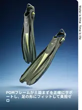 WATERTIME ダイビングフィン 大人用 トレーニング用 シュノーケリング フリーダイビング「WATERTIME」