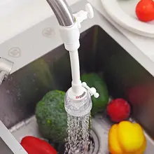 キッチン用水栓延長フィルター【節水機能・飛沫防止】