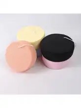 極上の柔らかさの海藻製洗面器用パフ【厚手・クレンジング用・掛け紐付き】