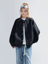 チェック柄のワッフルカーディガン【春用・女性用・ゆったりシルエット】
