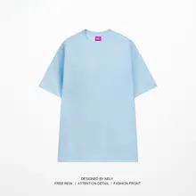 極上の柔らかさの白鹅绒コットンTシャツ【男女兼用・夏用・フィット・半袖】