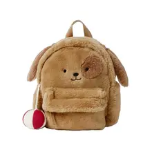 かわいいプードルのふわふわリュックサック【学生向け・柔らかい素材・カジュアル】