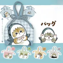 KITAN 猫福 サンディ束口袋【シャークキャット・スイーツデザイン・収納手提げ袋】
