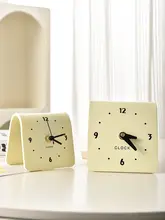 クリーム風のデスククロック【静音・リビングや寝室の装飾用】