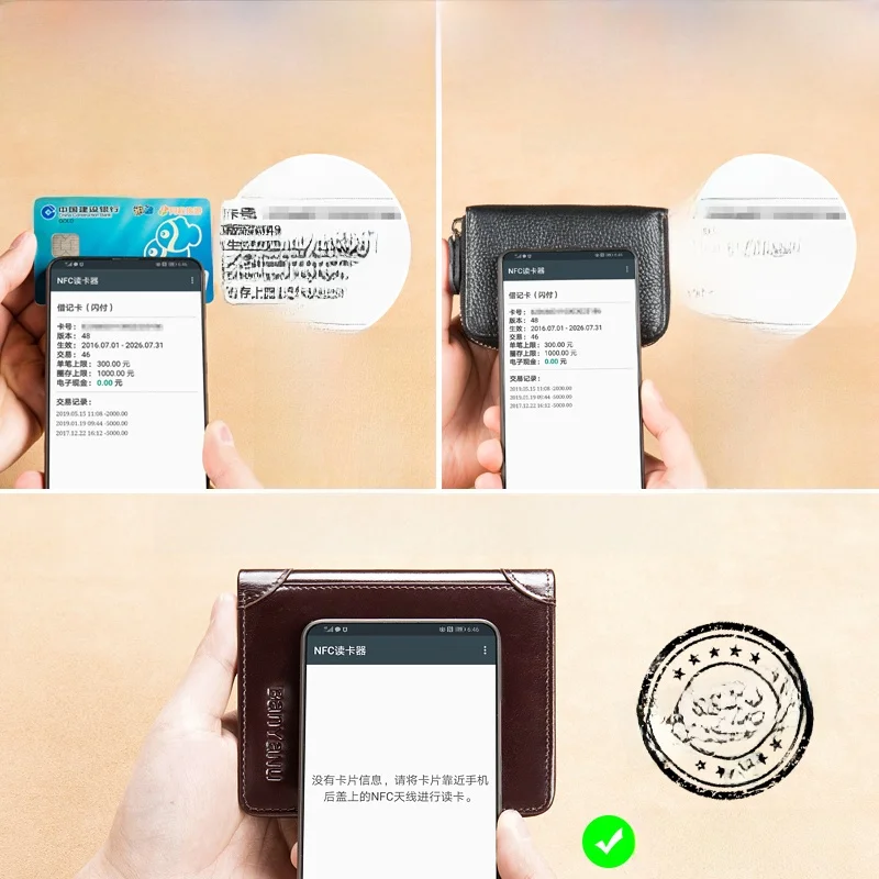 本革製メンズ超薄型財布：縦型カードポケット付きのコンパクトで丈夫な日常使い