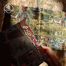 非遺唐錦のシルク製中華風手帳【手作り布カバー・日記用】