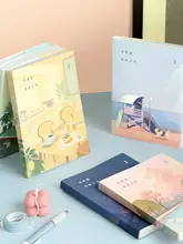 韓国製 おしゃれなイラストの週間プランナー【スケジュール帳・リングカバー・ノートに最適】