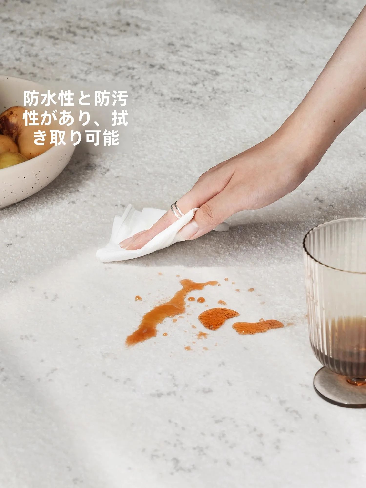 薄雾地毯：4.5畳用中古風抗菌防水長方形カーペットの実用性と設置ガイド