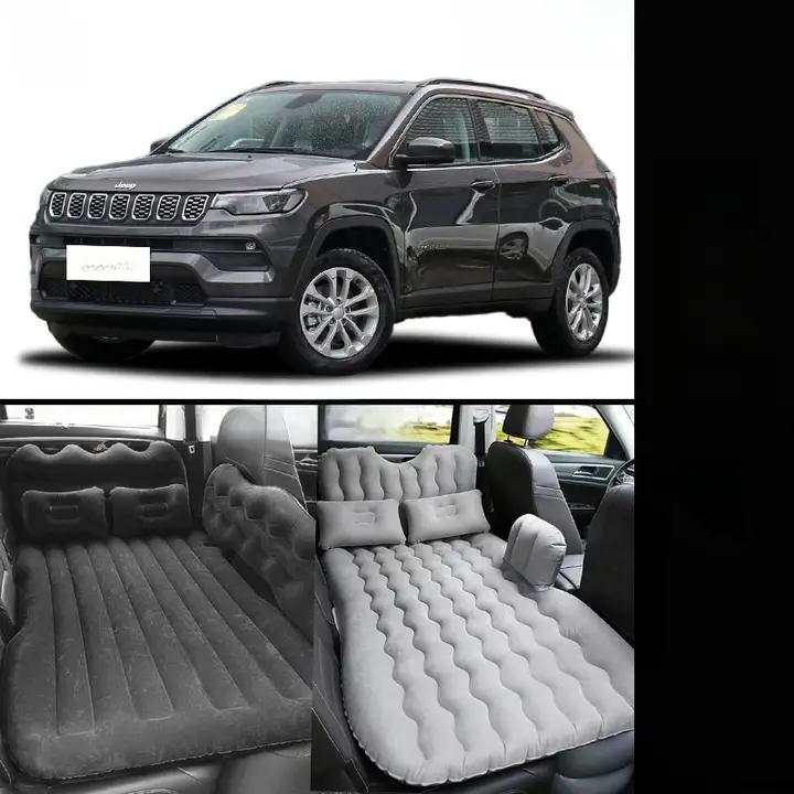 車用エアマットレス【折りたたみ式・後部座席用・旅行・快適睡眠】