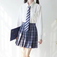 JK制服 基本デザイン シャープカラー 半袖・長袖対応 トップス【学生用・透けない素材・ベーシックスタイル】